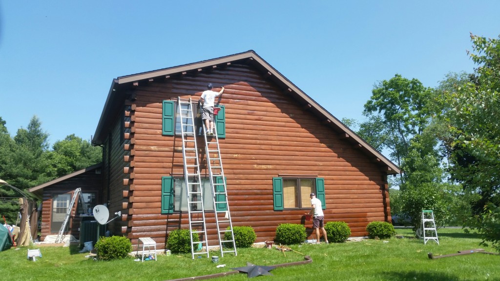 Just Add Paint stain job in Carlisle, PA DURING