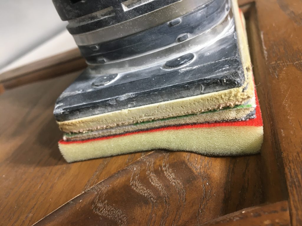 Surf Prep Pad on a Festool