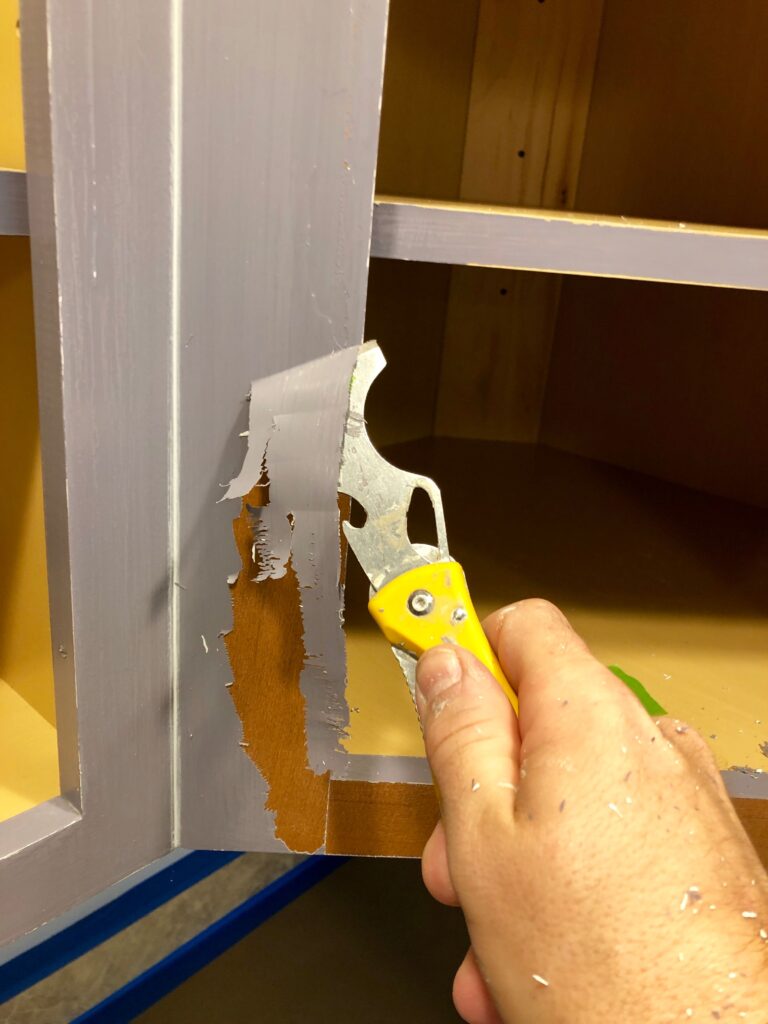 Failing cabinet paint 