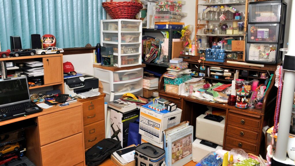 Cluttered room 