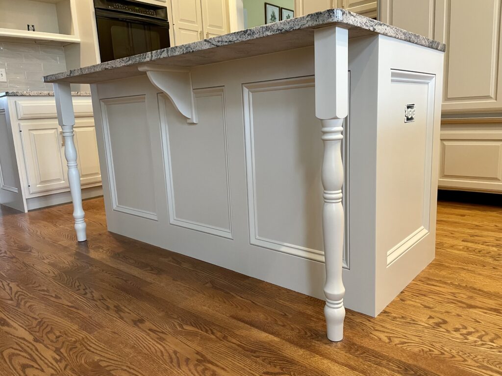 Painted kitchen island by Just Add Paint in Camp Hill PA