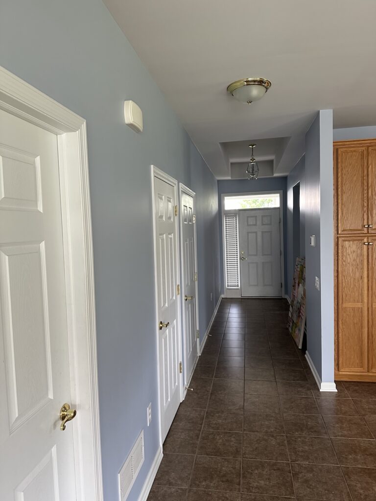 painting before moving in