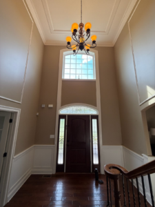 From Whiskey Bar to Watch Your Step: A Two-Story Foyer Project in Mechanicsburg, PA
