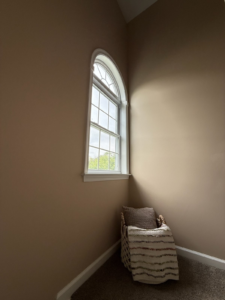 Interior Painting Project in Mechanicsburg, PA: Grandkid-Proof Walls, Bright White Trim, and a Little Help from Dunkin’