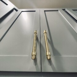 Just Add Paint, Cabinets only, Gold Hardware