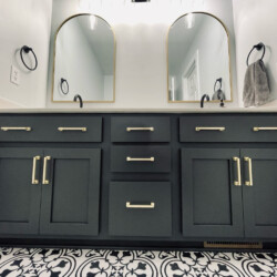 SW Carbonized on bathroom vanity Orchard Glen Mechanicsburg