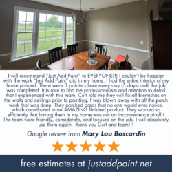 Highly rated interior painters
